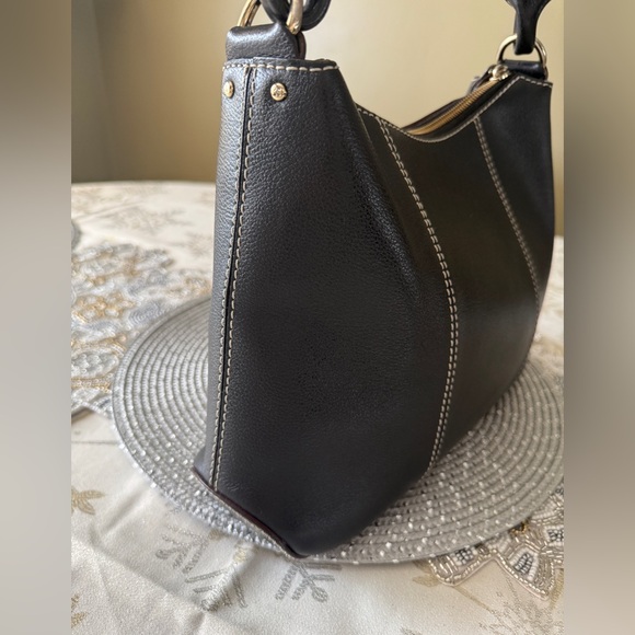 Kate Spade Vintage New York 90s Wellsley Shoulder Bag Black Pebbled Leather - Picture 3 of 12